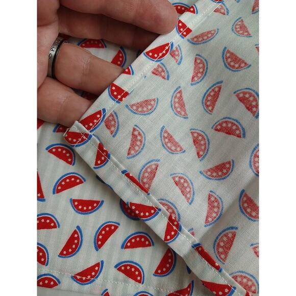 Watermelon 100 Cotton Handmade Napkins 4 Pack - Picture 5 of 6